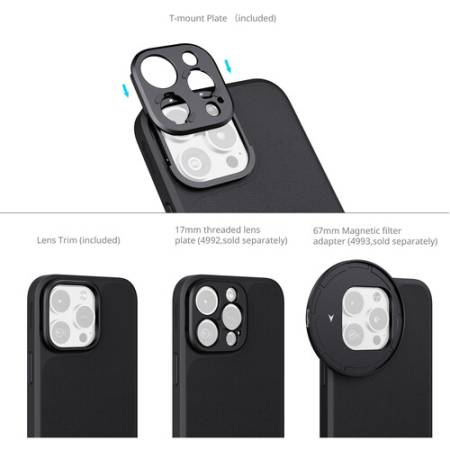 SmallRig 4988 FilMov - zestaw, lekkie etui do iPhone'a 16 Pro_3